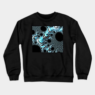 Blue snake fractal Crewneck Sweatshirt